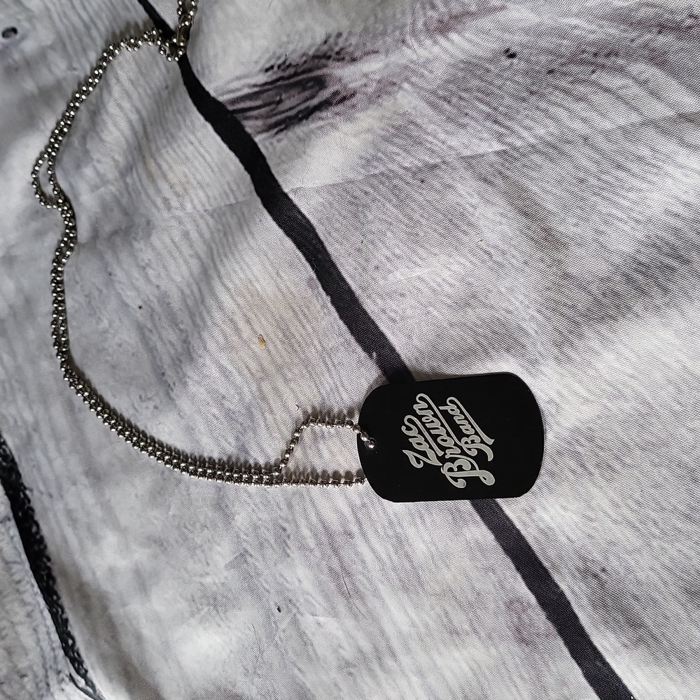 Zac Brown Band Dog Tag Necklace